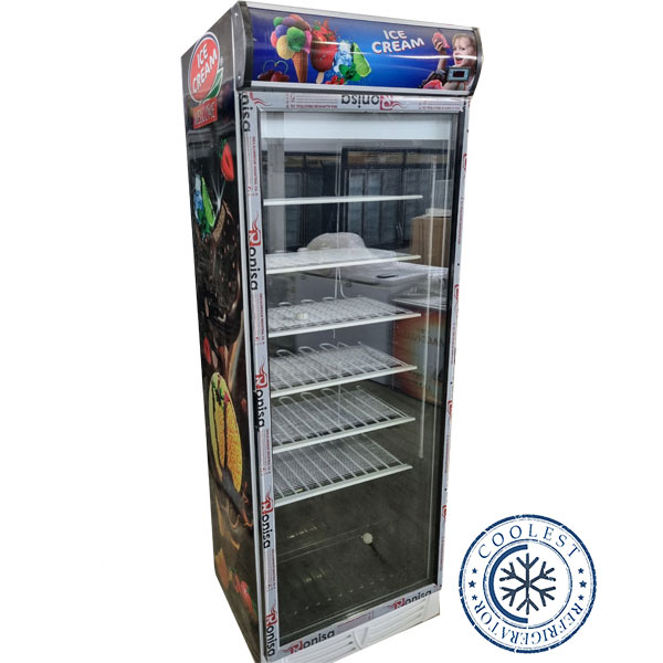 فریزر ویترینی تک درب