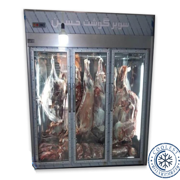 یخچال قصابی دو طرف نما