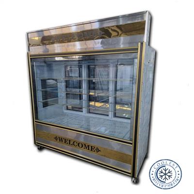 یخچال ایستاده سه درب دو طرف نما