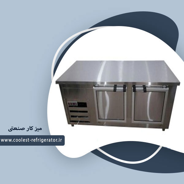 فریزر روی میز کار 130 سانت عرض 80 وین کول