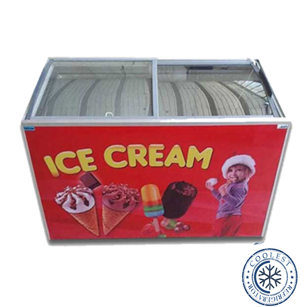 فریزر صندوقی درب شیشه ای